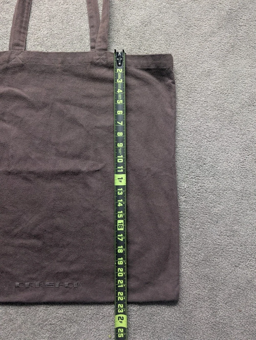 rick owens drkshdw large tote bag shopping brown designer shoulder bag
